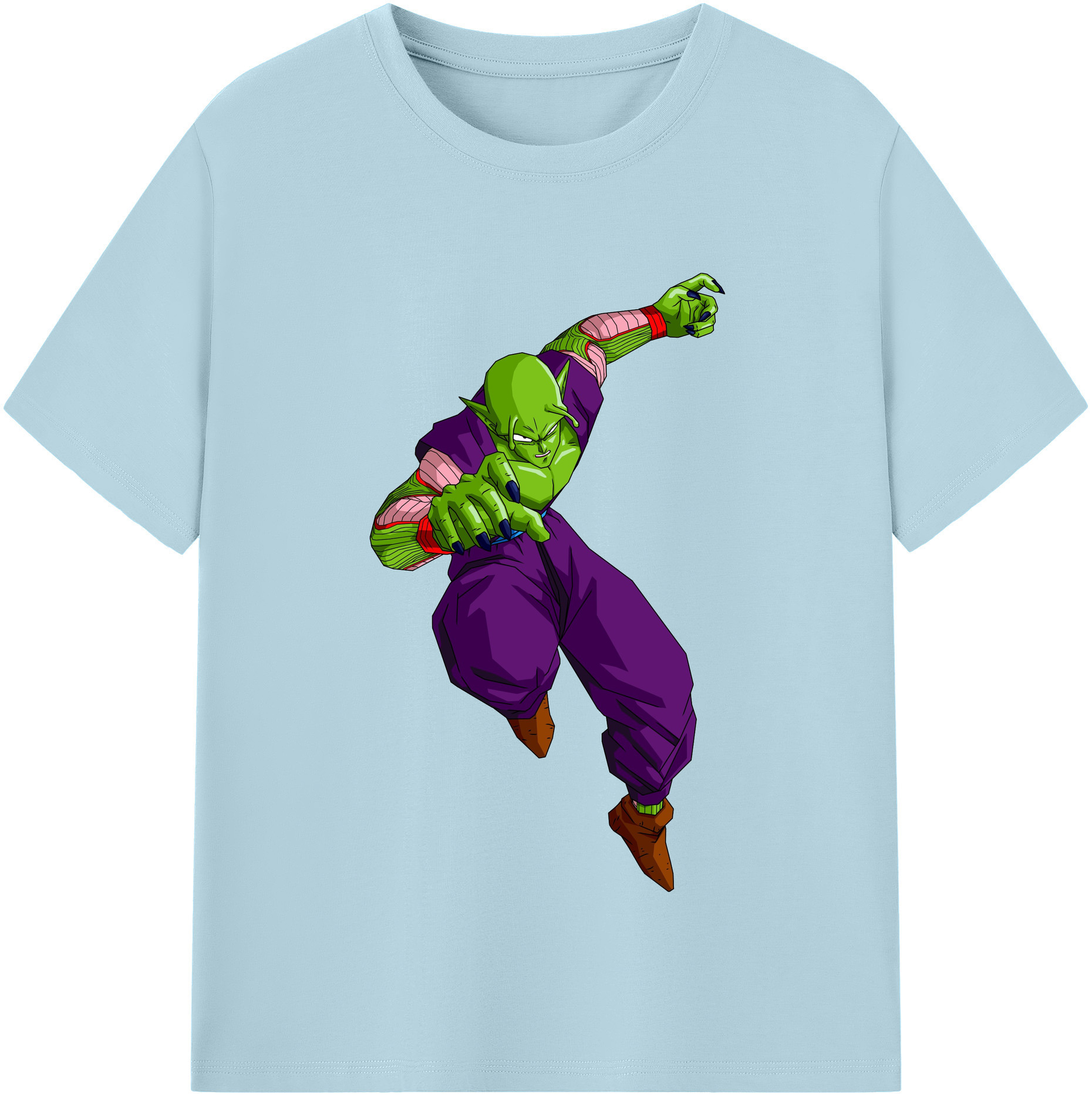 （画像用） ドラゴンボール ピッコロ DRAGON BALL Piccolo 綿100％半袖Tシャツ（フロントプリント）